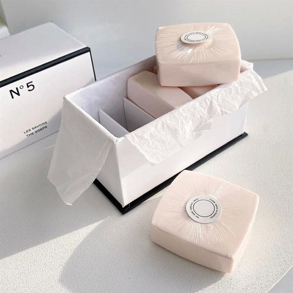 

luxury france paris brand handmade soap 75g 5piece set les savons n5 soap bath body scented fragrance incense soaps 5pcs box fast 290b