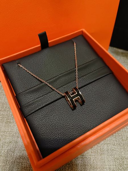 

fashion luxury designer necklace pendant chain 18k gold plated stainless wholesale women men luxury, Silver