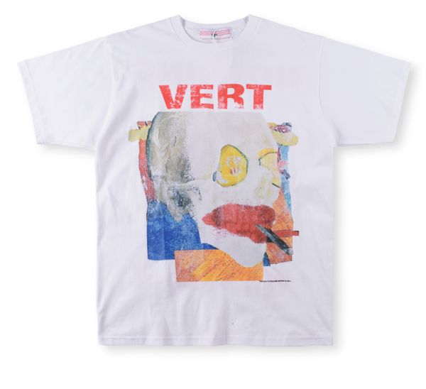 

tees 2023ss high street t shirt cotton round neck men clothing, Black;brown