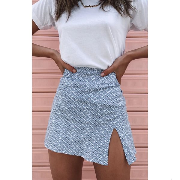 

skirts woman summer party cocktail wrap split mini high waist casual fashion soft mini skirt ropa mujer 230420, Black