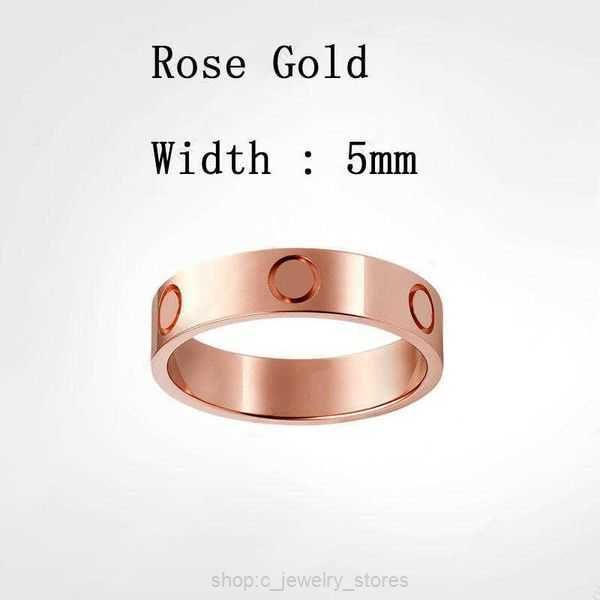 

band rings love womens designer ring jewelry titanium steel with diamonds casual fashion street classic gold silver rose size 4 /5 / 6mm red