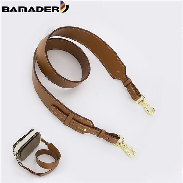 

bamader strap for bags adjustable length women shoulder bags strap accessories for handbags detachable leather bag belt straps 220306b, Black