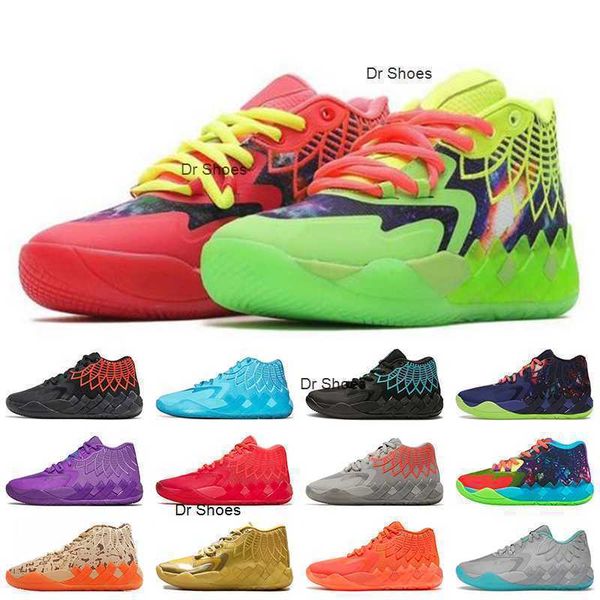 

excellent retro with box lamelos ball mb.01 basketball shoes us 7.5-12 mens trainers sports galaxy beige queen buzz city rick and morty sky