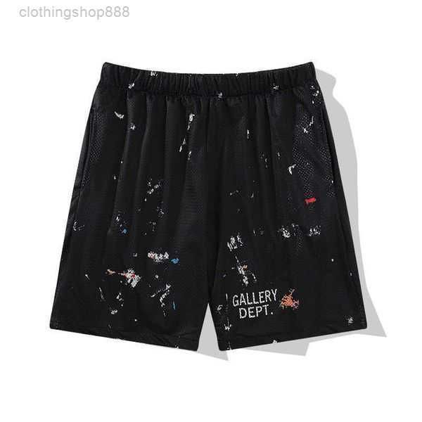

men's shorts 2023ss fashion loose paint hole beach five-point for men and zla7 vgqd vgqd, White;black