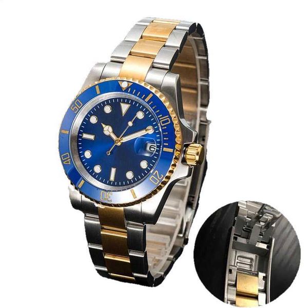 

watchs u1 aaa watch ceramic bezel mens watches automatic mechanical 2813 movement luminous sapphire waterproof sports fashion designer, Slivery;golden