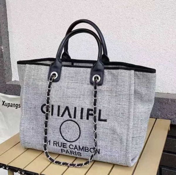 

channel luxury women's fashion handbags beach bags brand canvas embroidered women chains packs evening bag small mini handbag large pac