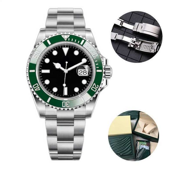 

watchsc- mens automatic mechanical watch optional waterproof sapphire gliding clasp 41mm steel wristwatches luminous ceramic scale circle, Slivery;golden