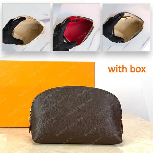 

2021 cosmetic pouch makeup bags mini bag toiletry cases luxury clutch travel classic purse pm size fashion crossbody 205a