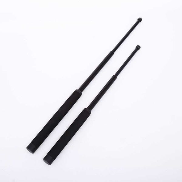 

stick self designer defense telescopic three section legal vehicle supplies roll fall cgfh, Silver