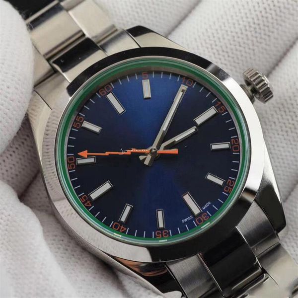 

whole full stainless steel automatic mechanical watch waterproof super luminous sapphire mirror wristwatches255a, Slivery;brown