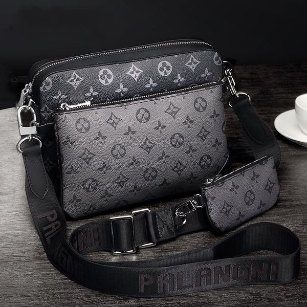 

m69443 trio messenger bag designer bag men's leather messenger bag three piece set ultra designer pack louise purse vutton crossbody vi