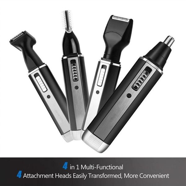 

4 in 1 nose trimmer mens electric hair trimmer usb rechargeable grooming shaving eyebrow sideburns men's facial and body faci227n
