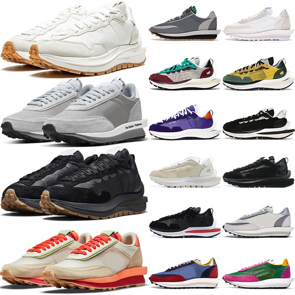 

ldwaffle ldv vaporwaffle mens running shoes waffle black white gum sesame fragment light smoke grey pine green men women trainers sports sne