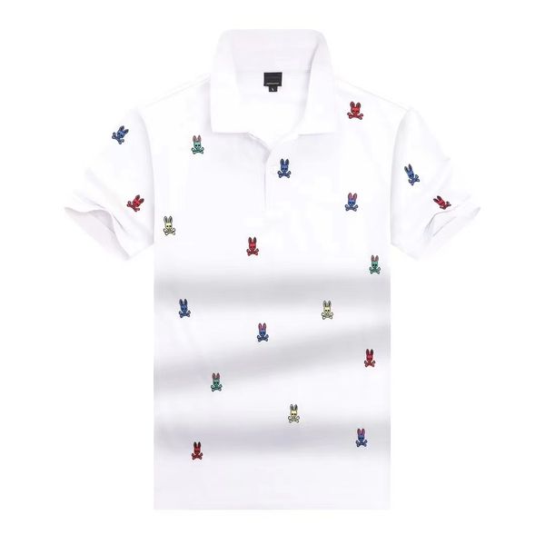 

psycho bunny polo designer mens shirt summer trend fashion luxury brand sports t casual loose classic business short sleeve asian size m-xxx, White;black