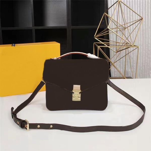 

genuine leather women fashion metis messenger bags m40780 real handbag cx#50 wallets282v