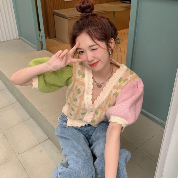 

t-shirt women's tshirts japanese kawaii ulzzang contrast color lazy loose ins tshirt female korean harajuku clothes for women, White