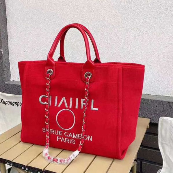 

luxury channel women's fashion handbags beach bags brand canvas embroidered women chains packs evening bag small mini handbag large pac
