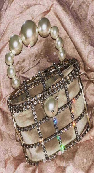 

women luxury designer handbag evening bag hollow out diamond tote bag banquet party clutch wedding cage handbags 20229386277