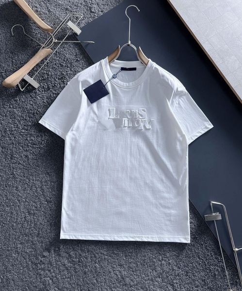 

2023 new mens womens designer t shirts printed fashion man t-shirt cotton casual tees short sleeve luxury hip hop streetwear tshirts a20, White;black