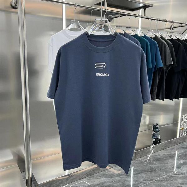 

22ss designer letter printed t shirts tee sweatshirt fashion high street short sleeves summer casual t-shirt breathable men women 267a, Black;brown