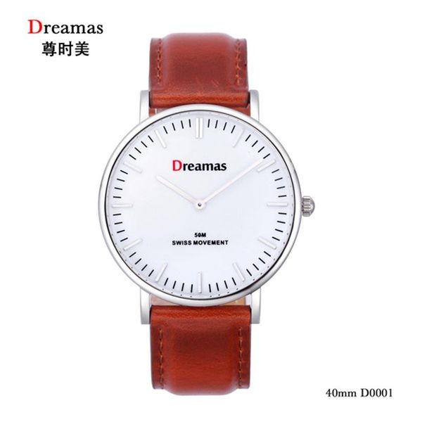 

dreamas fashion personality lady quartz watch d0001 d0002 d0003 d0005 support whole and retail301d, Slivery;brown