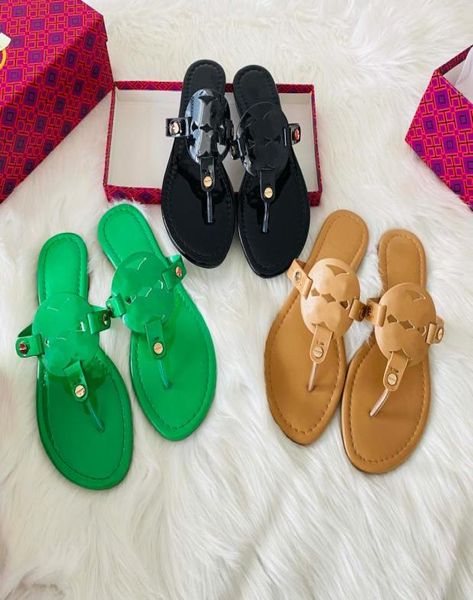 

luxury brand sandals designer slippers slides floral brocade genuine leather flip flops women shoes sandal without box by shoe10 25360547, Black