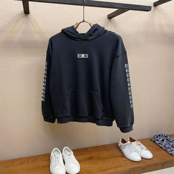 

men's plus size hoodies & sweatshirts round neck embroidered and printed polar style summer wear with street pure cotton 32w231r, Black;brown
