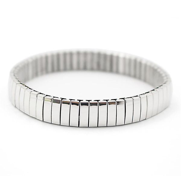 

stretchy claw chain bracelet silver elastic band bracelets for women men fashion gold color jewerly 58mm inside diameter287s, Golden;silver