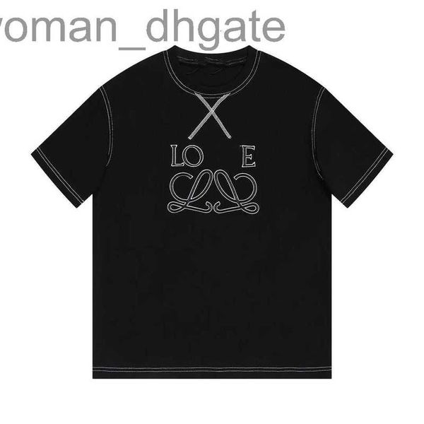 

men's t-shirts designerdesigner luxury loes classic 2023 spring summer new fashion embroidery round neck short sleeve t-shirt on the ch, White;black