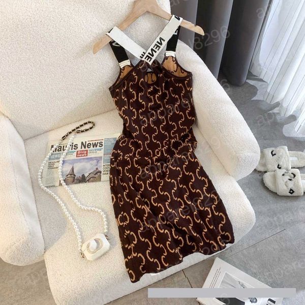 

cee womens casual dresses designer luxury sleeveless shirts flat skirts woman slim outwears summer dress black, Black;gray