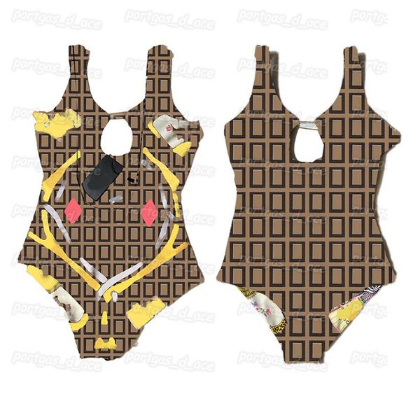 

womens one piece swimsuit padded push up backless swimwear summer charming women bathing suits2429, Black