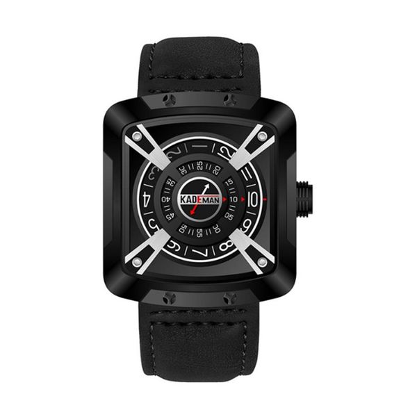 

kademan 612 square mens watches amazing looking sport life waterproof masculine wrist watch with comfortable strap great creative 275k, Slivery;brown