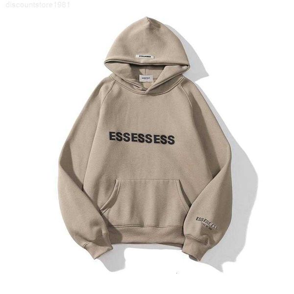 

fashions boy mens hoodie designer fashion ess women hoodies casual clothing autumn winter sweater pullover hip plush s-xl, Black