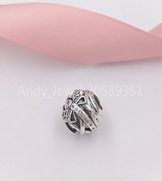 

andy jewel authentic 925 sterling silver beads dreamy dragonfly charm charms fits european pandora style jewelry bracelets neckl9035458, Black