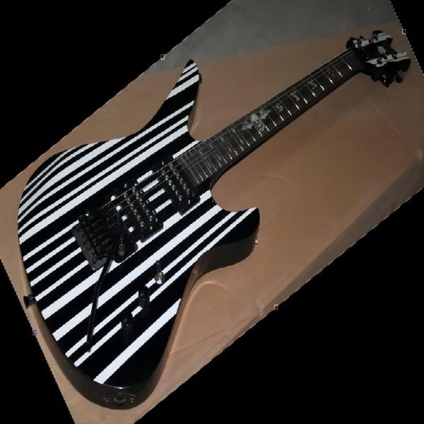 

2011 new arrival column bar black electric guitar music instrument in stock oem available in stock258