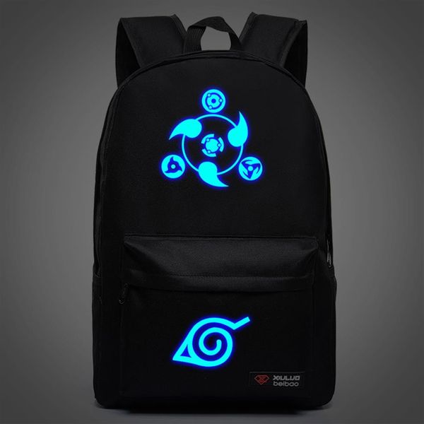 

new naruto backpack boy girl hokage ninjia school bags for teenagers sports bag japanese anime canvas backpacks231m