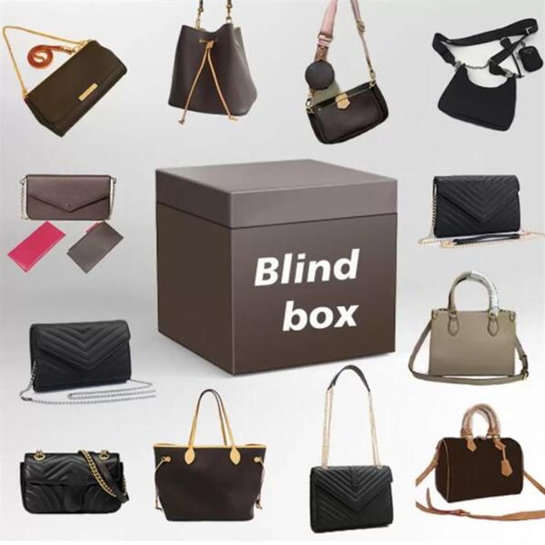

luxurys designers bags thanksgiving day lucky boxes random mystery blind box gift for holidays birthday value pu material224t