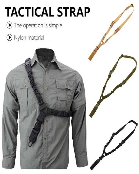 

tactical single point rifle sling shoulder strap nylon adjustable airsoft paintball military gun strap army hunting accessories8982039