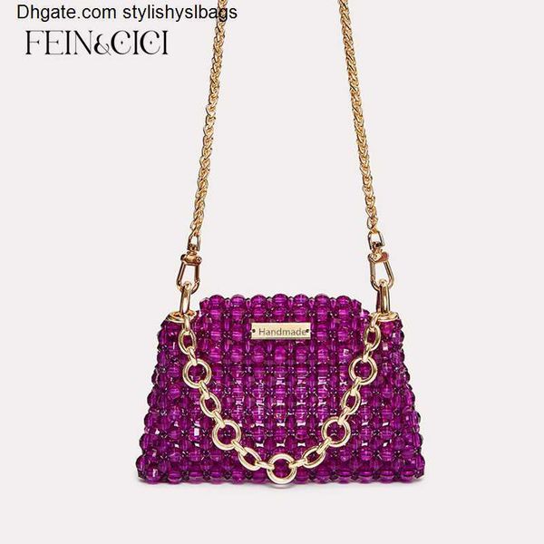 

shoulder bags bead bag pearl crossbod bag designer clear acrylic crystal small shoulder bag women party purse