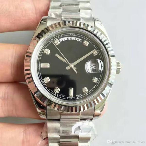 

president mens watch automatic movement sapphire glass stainess original strap mechanics watch mens wristwatch 1182392806, Slivery;brown