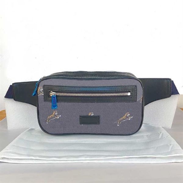 

whole tiger waist bag men women waterproof cloth leather sport runner fanny pack bum bag handbag fashion men tote crossbody ba331m