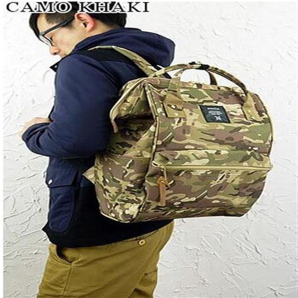 

japan anello original backpack rucksack canvas quality school bag campus big size 20 colors to choose246d