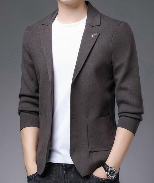 

blazers suit coat men's casual slim single western coat autumn jacket youth business suit, White;black