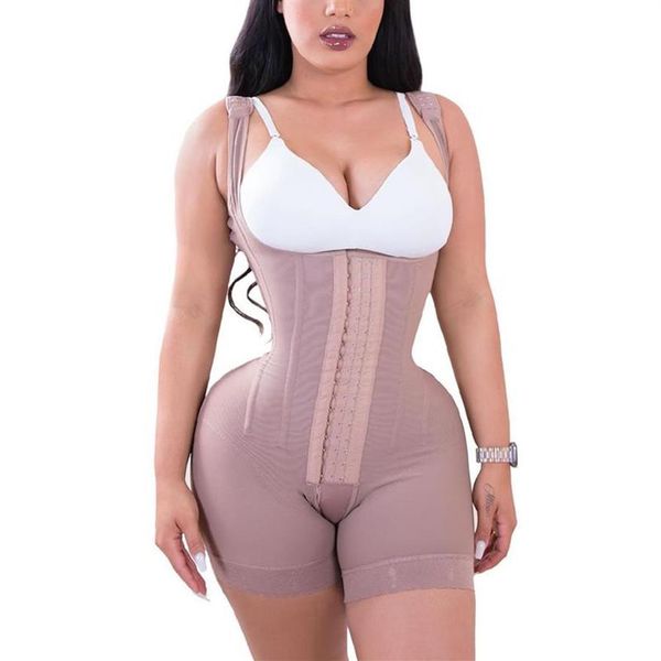 

women's shapers high double compression garment tummy control adjustable skims bbl post op supplie fajas colombianas2521, Black;white