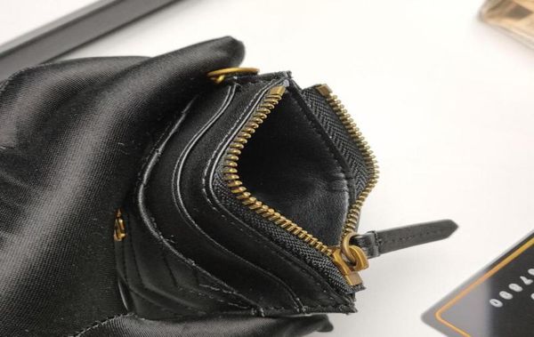 

designer coin purses marmont card holder brand wallets as key chain decoration zipper coin purse g2210026bagss9714894, Red;black