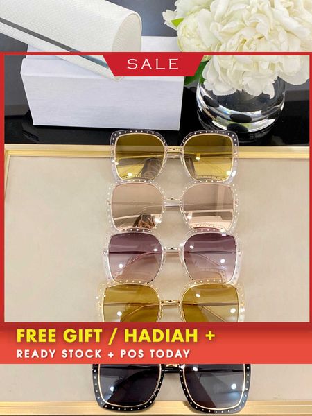 

luxury designer vintage sunglasses uv400 2023 sunglass for women uv protection metal box sunglass reflective shades fashion, White;black