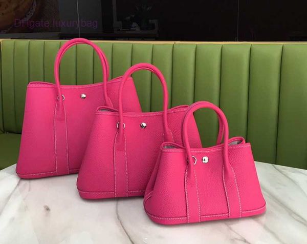 

designer herbag garden party evening litchi grain cow simple and large capacity portable one-shoulder diagonal leather bag for women 1to7