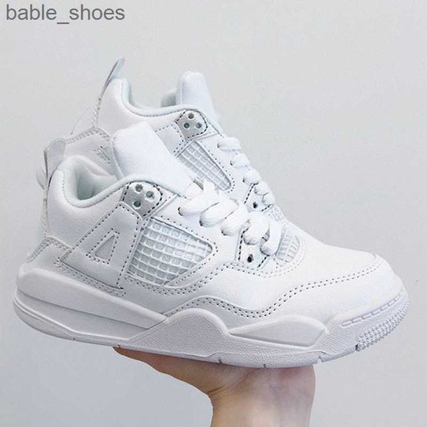 

2023kids 4 basketball shoes black cat toddler td 4s red chicag boys girls basketball pour enfants athletic outdoor sneakers size 27-35