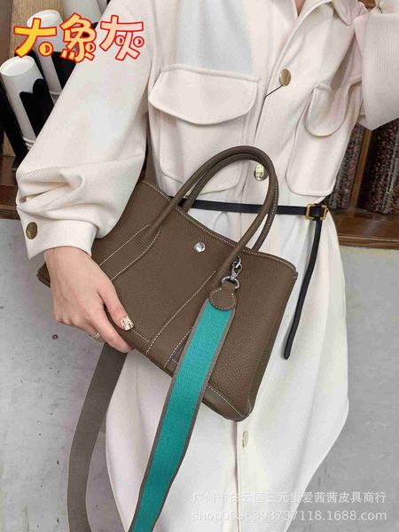 

designer herbag garden party evening new leather women's one shoulder diagonal simple garden handheld shopping bucket bag ikzl