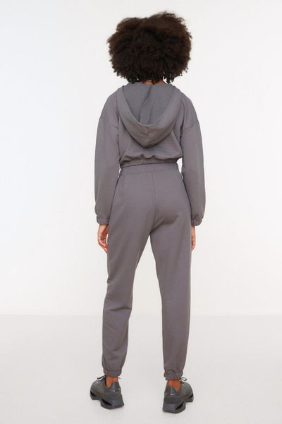 

pants loose jogger slim knitted sweatpants twoss22ea0027, Black